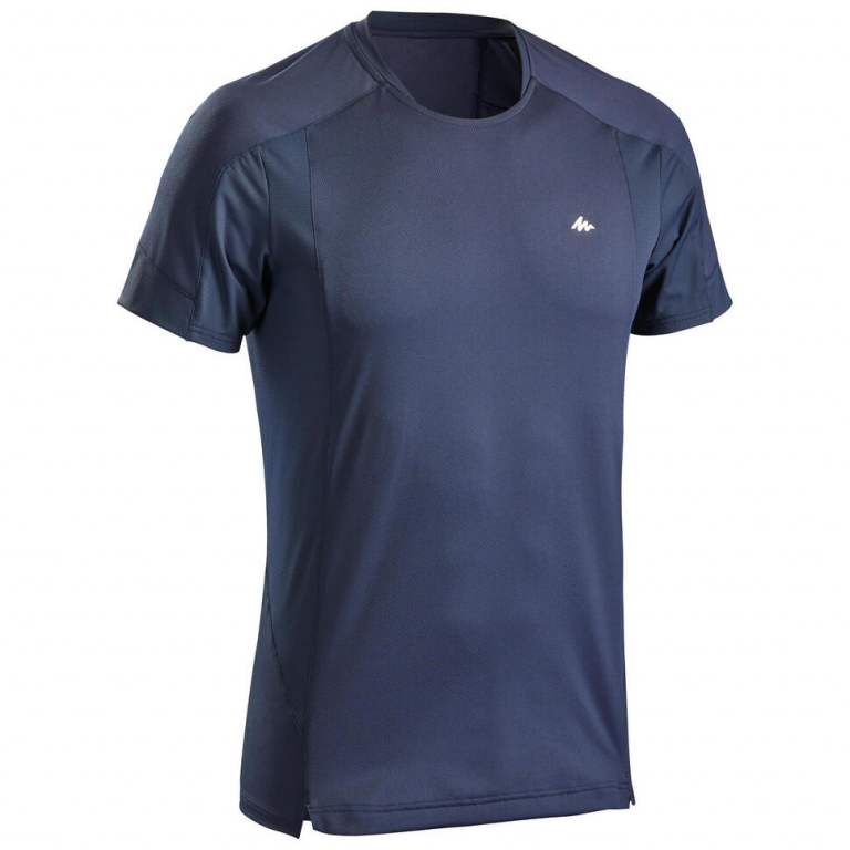t-shirt-montagna-uomo-mh500-blu